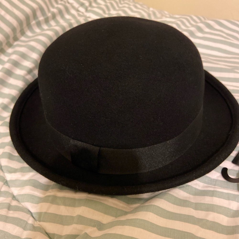 Pure wool bowler derby hat